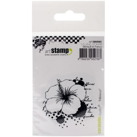 Carabelle Studio Cling Stamp 2.75"X3.75"-Hibiscus