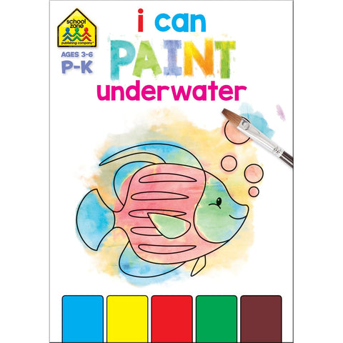 I Can Paint Activity Book-Underwater