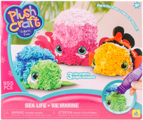 PlushCraft Fabric Fun Kit-Sea Life