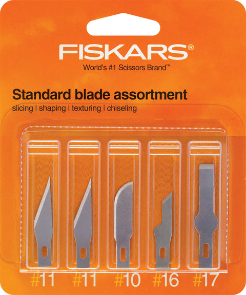 Fiskars Standard Blade Assortment 5/Pkg-