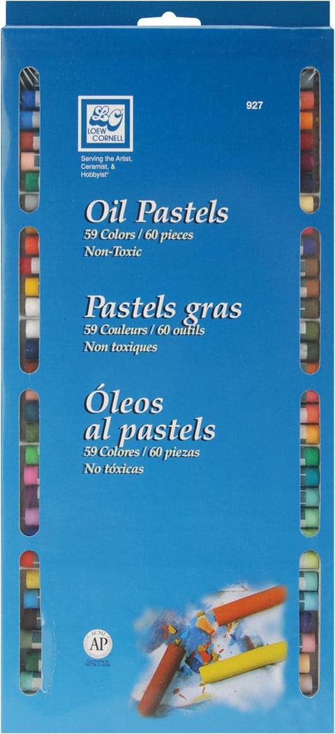 Oil Pastels 60/Pkg-Assorted Colors