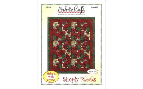 Fabric Cafe Simply Blocks 3 Yard Quilt Ptrn