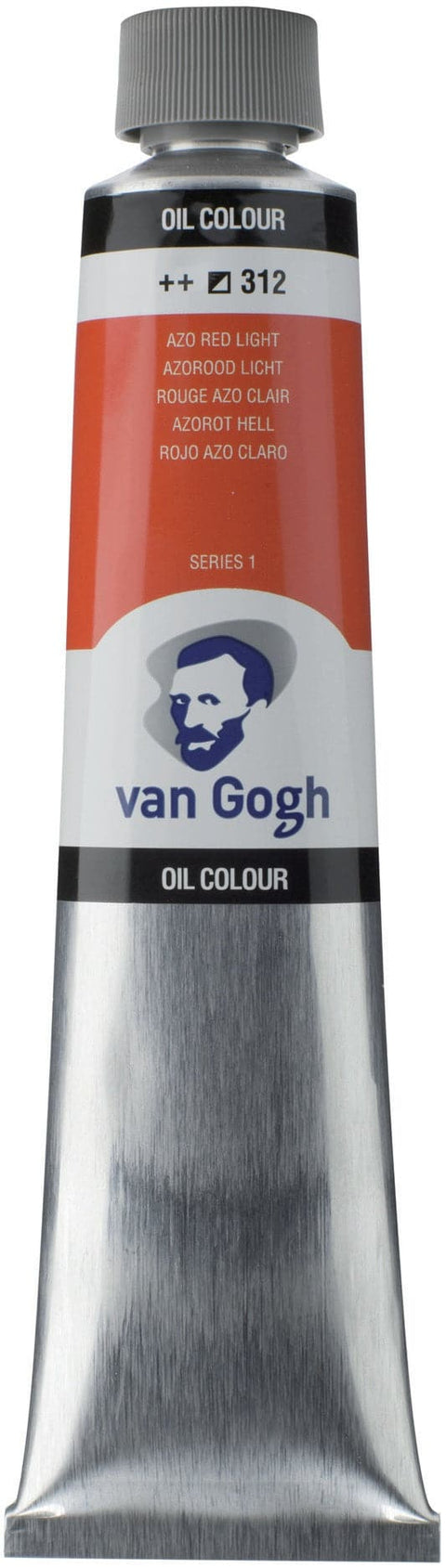 Van Gogh Oil Paint 200ml-Azo Red Light