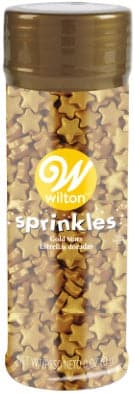 Sprinkles Mix-Christmas Gold Pearlized Stars