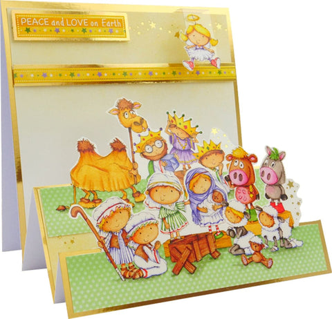 Hunkydory The Magic Of Christmas Luxury A4 Topper Set-The Nativity Story
