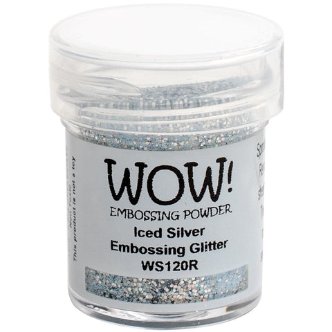 WOW! Embossing Powder 15ml-Iced Silver