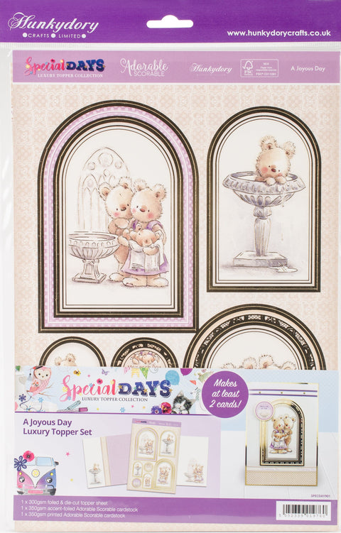 Hunkydory Special Days A4 Topper Set-A Joyous Day