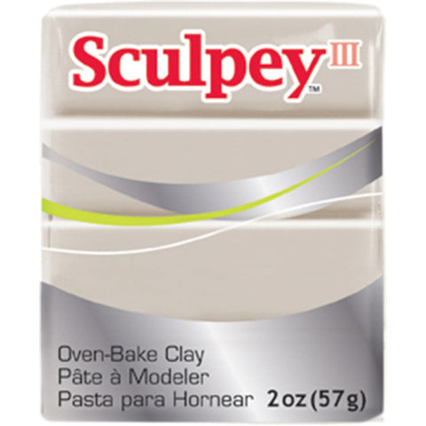 Sculpey III Polymer Clay 2oz-Elephant Gray