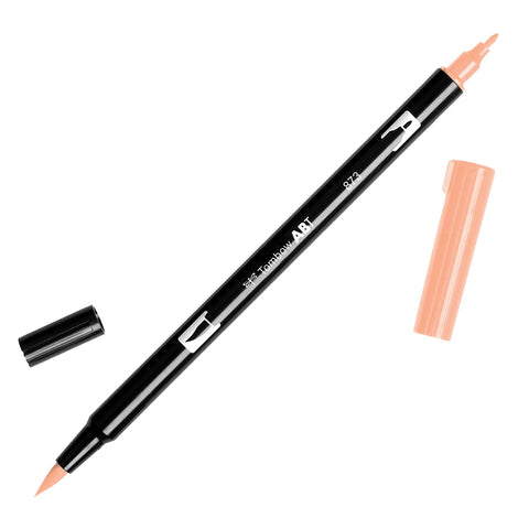 Tombow Dual Brush Marker Open Stock-873 Coral