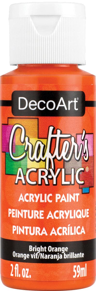 Crafter's Acrylic All-Purpose Paint 2oz-Bright Orange