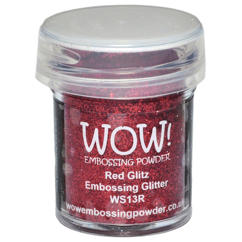 WOW! Embossing Powder 15ml-Red Glitz
