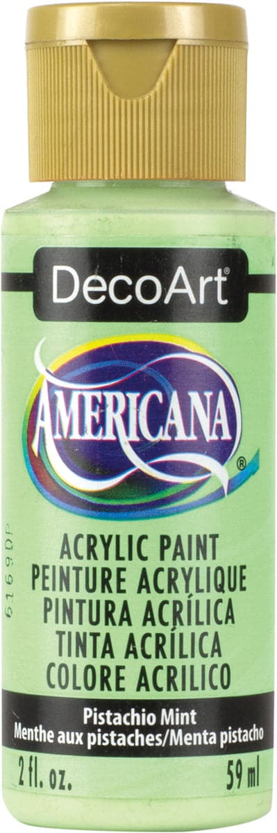 Americana Acrylic Paint 2oz-Pistachio Mint - Opaque