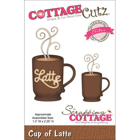 CottageCutz Elites Die-Cup Of Latte 1.3"X2.25"
