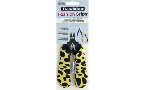 Beadalon Fashion Grips Tool Cover Md Cheetah Yl2pc