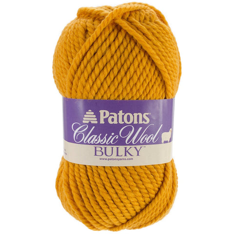 Patons Classic Wool Bulky Yarn-Gold