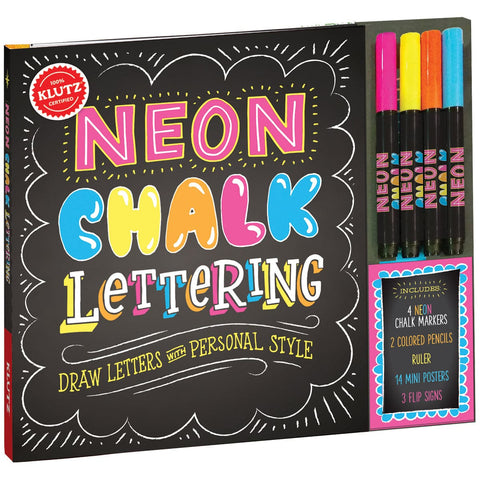 Neon Chalk Lettering Kit-