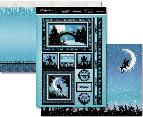 Hunkydory Twilight A Magical Christmas Luxury A4 Topper Set-Frosted Forest
