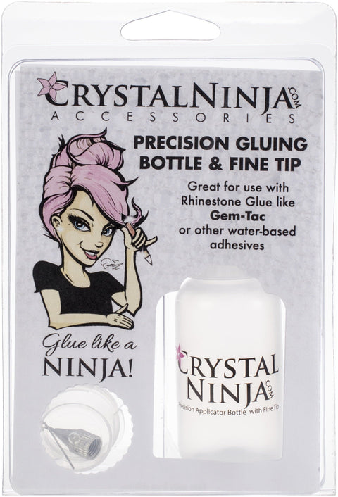 Crystal Ninja Precision Gluing Bottle W/Fine Tip-