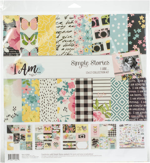 Simple Stories Collection Kit 12"X12"-I Am