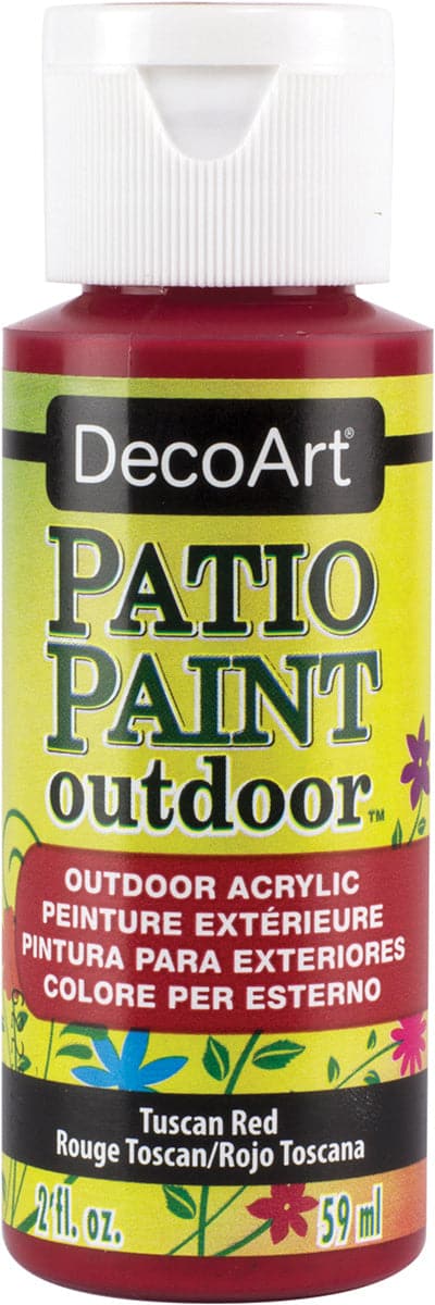 DecoArt Patio Paint 2oz-Tuscan Red