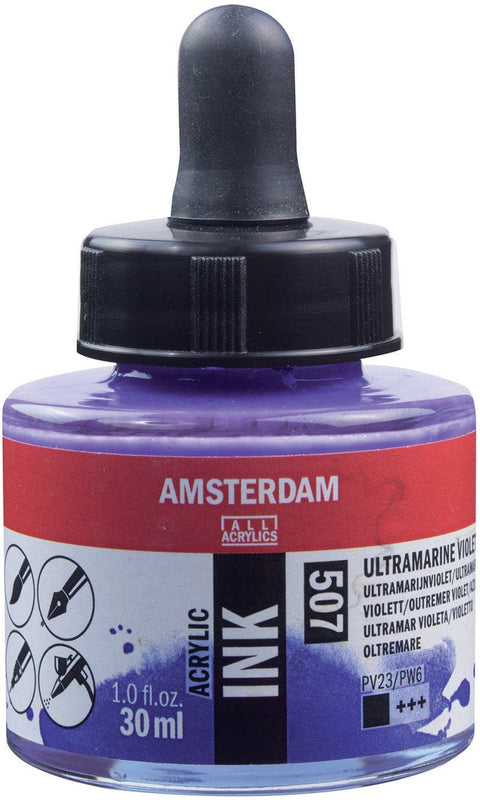 Amsterdam Acrylic Ink 30ml-Ultramarine Violet