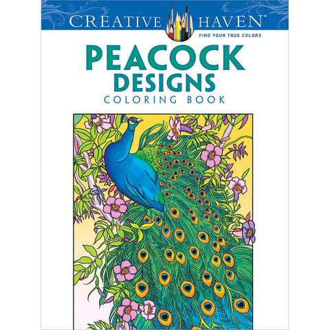Dover Publications-Creative Haven: Peacock Designs