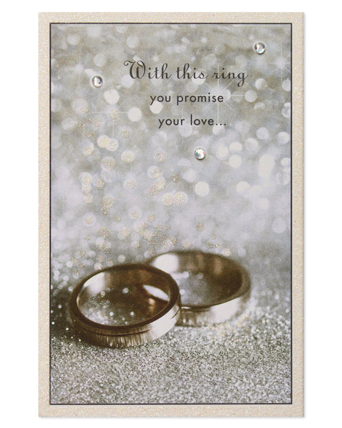Greeting Card-Rings Wedding