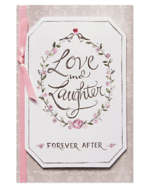 Greeting Card-Love And Laughter Wedding