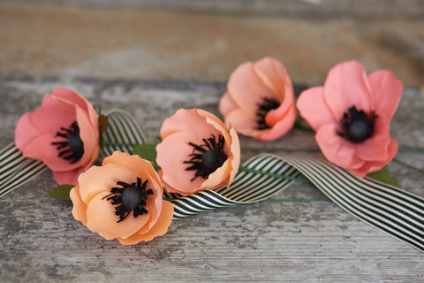 Double-Sided Extra Fine Crepe Paper 2/Pkg-Honeysuckle/Coral & Apricot/Light Rose