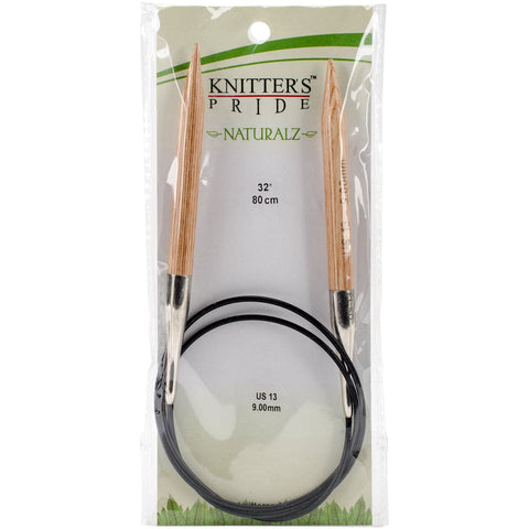 Knitter's Pride-Naturalz Fixed Circular Needles 32"-Size 13/9mm