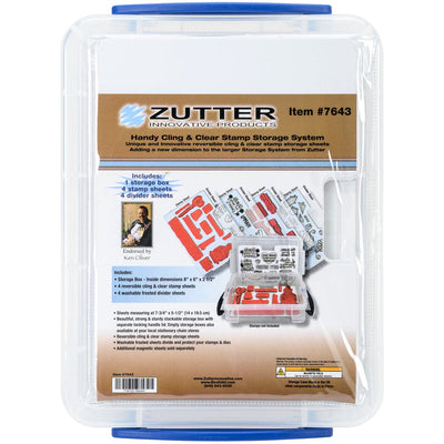 Zutter Handy Cling & Clear Stamp Storage System-