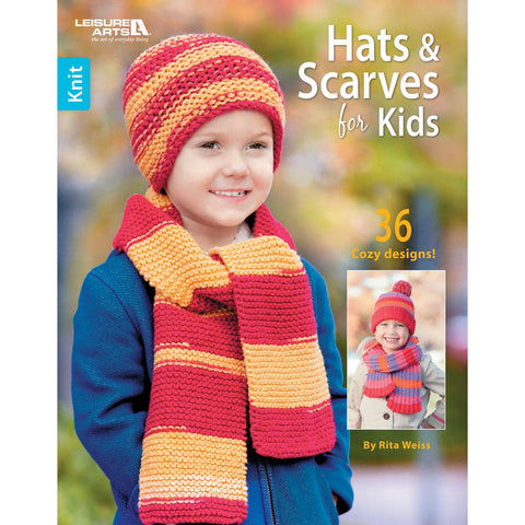 Leisure Arts-Hats & Scarves For Kids