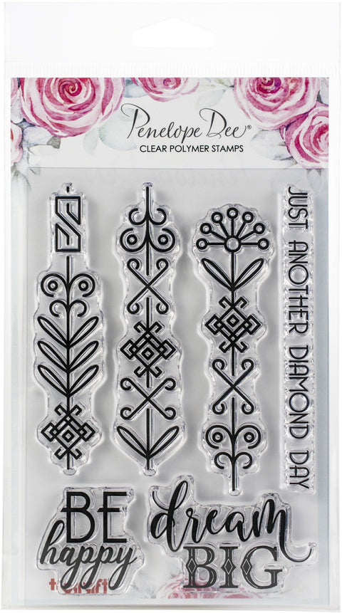 Diamond Layne Stamp-Stylized Deco