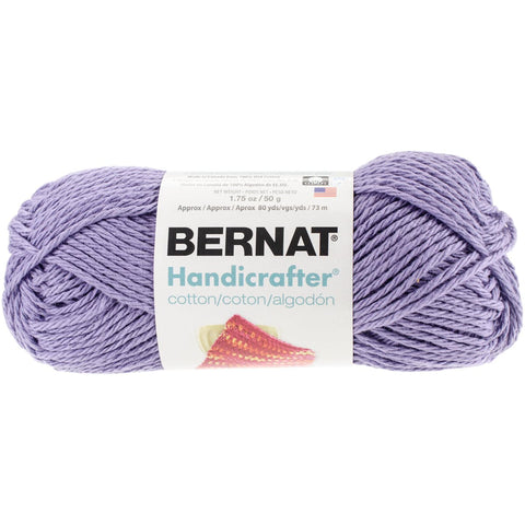 Bernat Handicrafter Cotton Yarn - Solids-Hot Purple