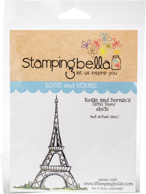 Stamping Bella Cling Stamps-Rosie And Bernie's Eiffel Tower