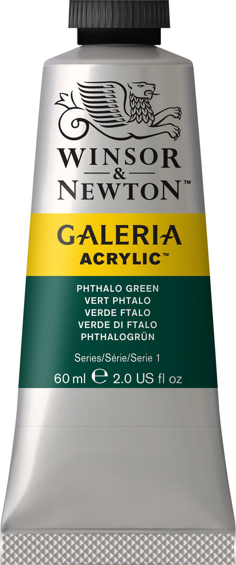Winsor & Newton Galeria Acrylic Color 60ml-Phthalo Green