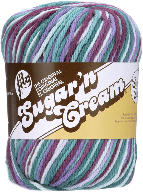 Lily Sugar'n Cream Yarn - Ombres Super Size-Crown Jewels