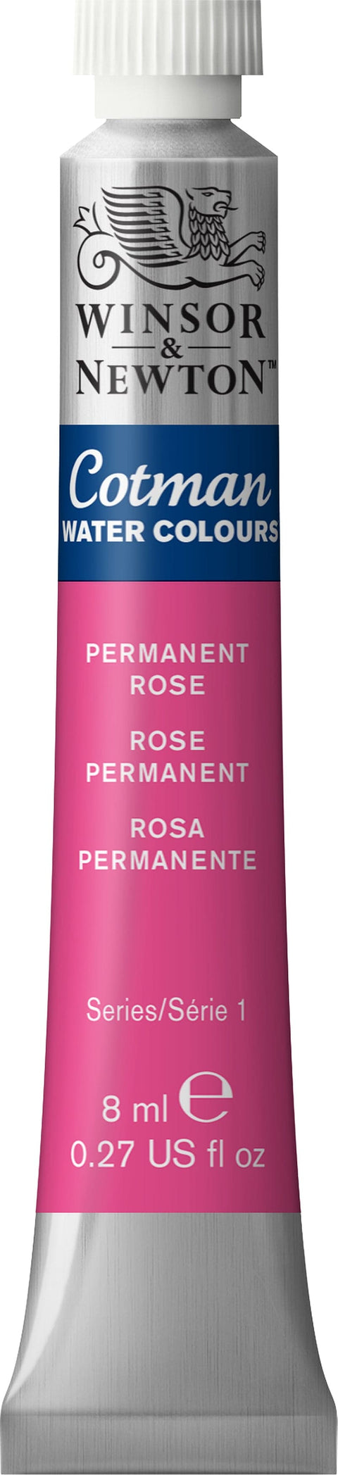 Winsor & Newton Cotman Water Colours 8ml-Permanent Rose