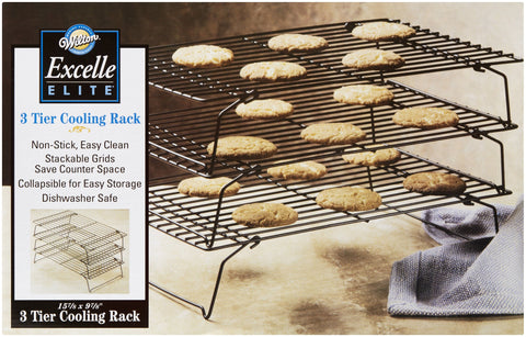 Excelle Elite 3-Tier Cooling Rack-8.5"X15.875"X9.875"