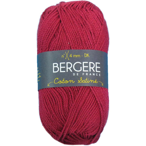 Bergere De France Coton Satine Yarn-Framboise