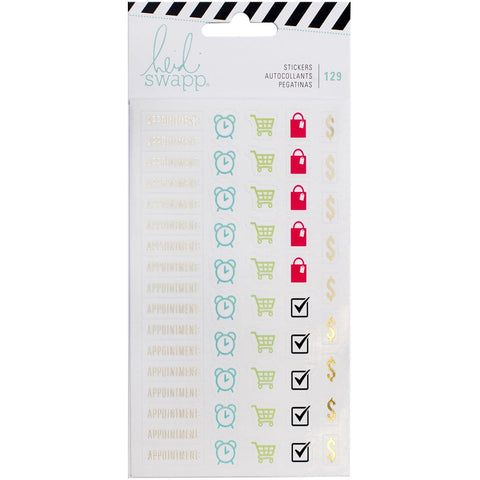 Heidi Swapp Memory Planner Stickers 3/Pkg-Icons