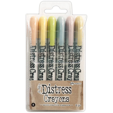 Tim Holtz Distress Crayon Set-Set #8