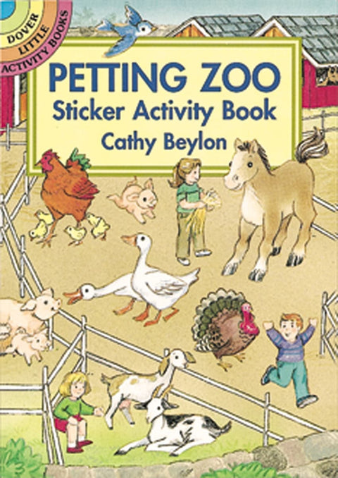 Dover Publications-Petting Zoo Sticker Activity Book