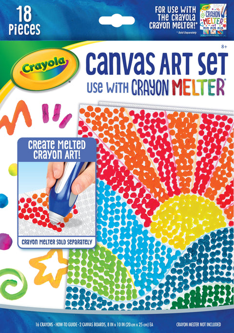 Crayola Crayon Melter Accessory Pack-Canvas Art 18/Pkg