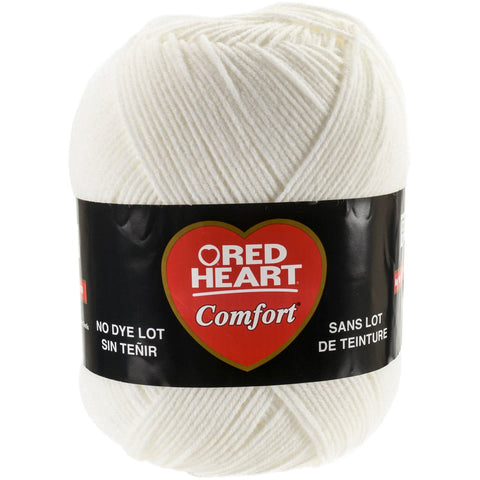 Red Heart Comfort Yarn-White