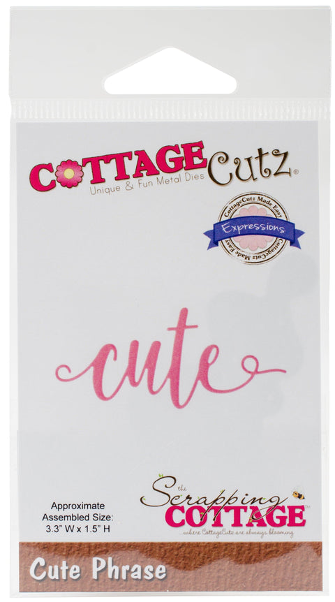 CottageCutz Expressions Plus Die-Cute 3.3"X1.5"