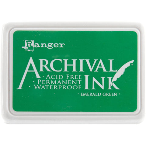 Ranger Archival Ink Pad #0-Emerald Green