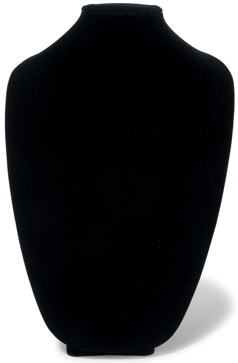 3D Necklace Display Form 15"-Black Velvet