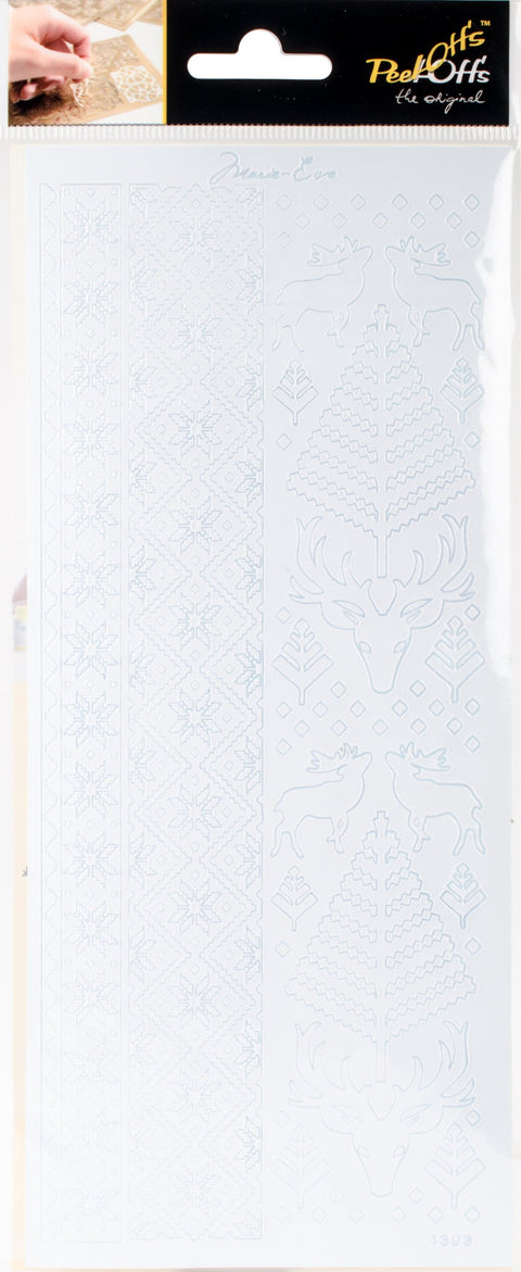 Papicolor Marie Eve Peel Off Stickers 100X255mm-Nordic Winter White