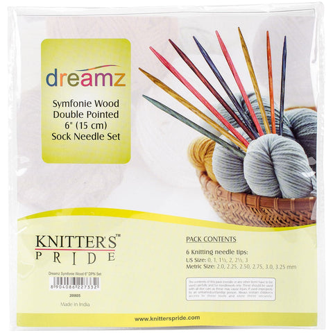 Knitter's Pride-Dreamz Double Pointed Needles Set 6"-Socks Kit